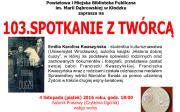 Spotkanie w Emilią Karoliną Kwaszyńską